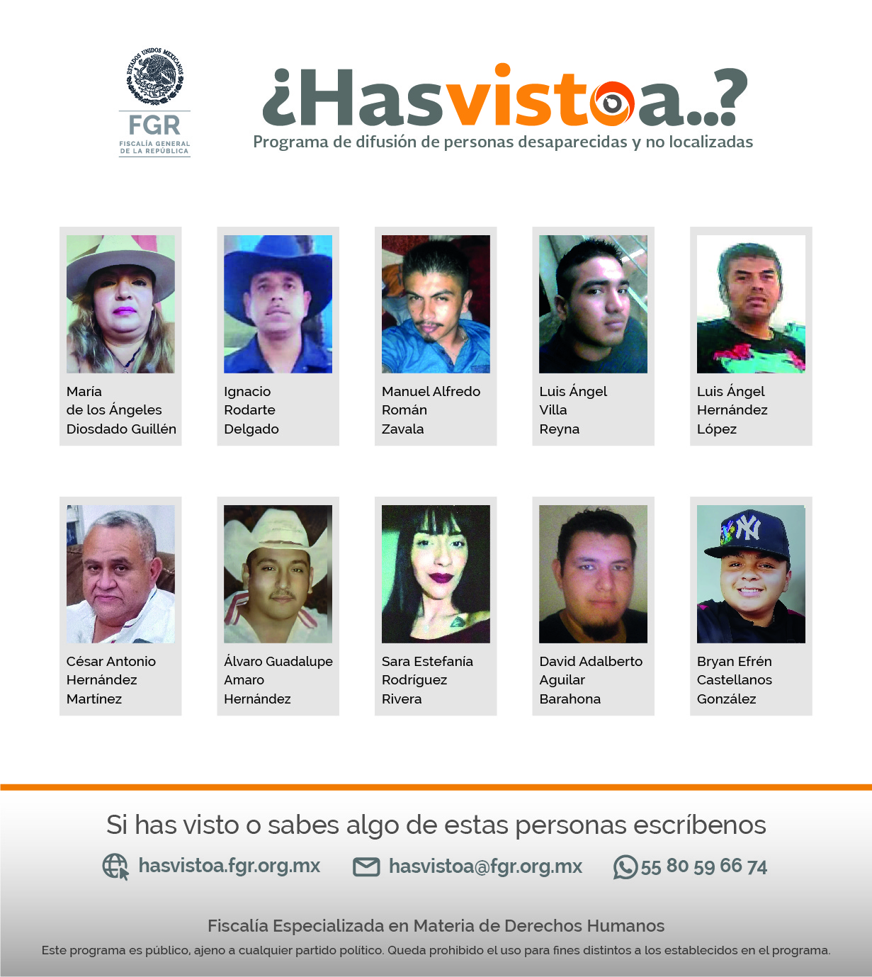 Cédula de búsqueda: Grupal